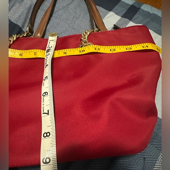 Calvin Klein Cherry Red Tote Bag - Picture 7 of 8